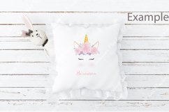 Children's Blank White Square Mockup Pillow Product Image 2