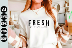 Fresh Sarcasm Served Daily Svg, Funny Sarcastic Svg Product Image 1