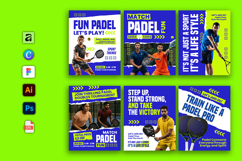Neon Color Padel - Instagram Post Product Image 2