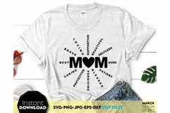 Mom Inspiration Svg - Mom Sign Svg - Mom Word Art Svg Png Product Image 1