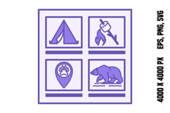 Colored Storyboard Icon Product Image 1