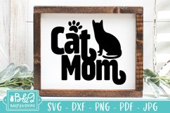 Cute Cat Mom SVG, Pet Owner, Cat Mamma DXF, PNG Product Image 4