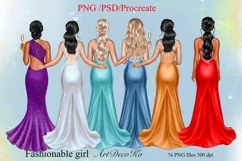 Fashion Girls Clipart, DIY Clipart Product Image 1