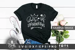 Queen of Shenanigans SVG | Shamrock SVG | St. Patricks SVG Product Image 2