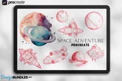 Space adventure, Procreate space inspired designs Product Image 1