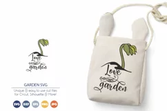 Love Grows in the Garden SVG | Gardening SVG Cut File Product Image 1