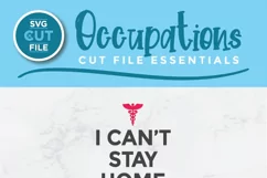 LPN svg - a coronavirus | COVID I can't stay home svg Product Image 2