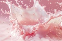Pink liquid splash abstract background Product Image 1