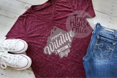 Support Wildlife Raise Boy MomLife Dadlife SVG DXF PNG jpeg Product Image 2