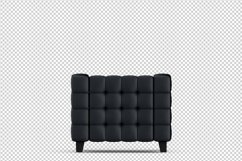 Isometric Arm Chair 3D isolated render Product Image 1