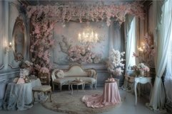 Luxurious boudoir decorated with flowers for photoshoot with Product Image 1