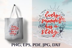 Summer positive quote. T-shirt, bag design.PNG, PDF, EPS Product Image 1