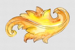 Gold monograms Watercolor png 4 Product Image 4