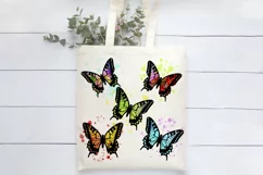 Rainbow Butterflies Print | Butterflies PNG | Best Seller Product Image 2