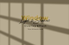 Window Sunlight Shadow Overlay Effect Mockup Product Image 1