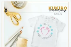Baby's first Christmas SVG - Kids 1st Christmas SVG Cut file Product Image 2