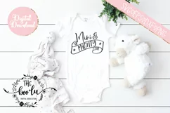 Mini and Mighty Baby Gender Neutral SVG PNG EPS DXF Cut File Product Image 2