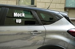 window car mock up outdoors vinyl car stickers mockups JPG Product Image 4