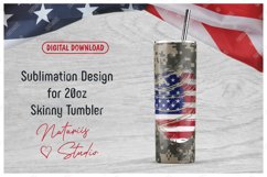 Camouflage Seamless Pattern for 20oz SKINNY TUMBLER. Product Image 1