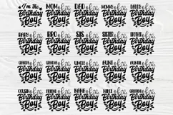 Birthday Boy SVG, Birthday Squad Svg, Family Shirt Quotes Product Image 2