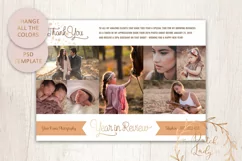 PSD Year In Review Photo Collage Card Template #4 Product Image 4
