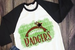 Badgers football watercolor sublimation design Product Image 2