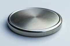 Round Metal Plate Background Wallpaper Product Image 1