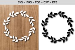 Flower Frame Paper Template Design Product Image 1