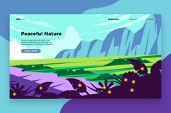 Peaceful Nature - Banner &amp; Landing Page Product Image 1