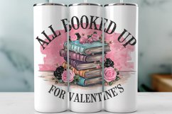 All Booked Up For Valentine&#039;s Tumbler Wrap Sublimation Product Image 1