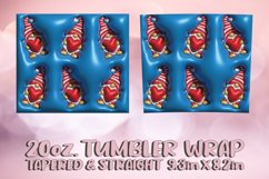 3D Gnomes Inflated Puff Tumbler Wrap 20oz, Heart Tumbler PNG Product Image 2