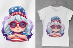 Gnome PNG Sublimation, Patriotic PNG Clipart, Summer PNG Product Image 2