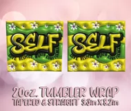 3D Puff Tumbler Wrap 20oz, Self Love PNG, Sublimation, Afro Product Image 2