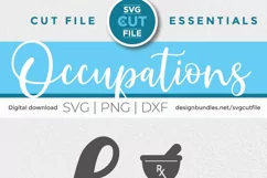 Pharmacist SVG - Love my job - a pharmacy svg or dxf file Product Image 5