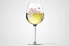 Believe Christmas SVG - PNG, DXF, SVG, EPS, Cut File Product Image 6