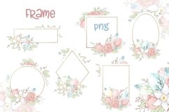 Easter Frames Watercolor Clipart Product Image 3
