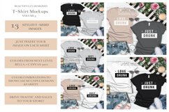 Adult T-Shirt/ T-Shirt Mock-up, Bella Canvas T-Shirts/ Product Image 1