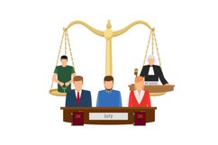 Justice concept with scales Product Image 1