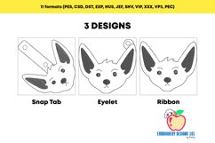 Fennec Fox In The Hoop Keyfob Product Image 2