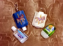 ITH Carousel Horse Hand Sanitizer Holder- Snap Tab 5x7 Hoop Product Image 5