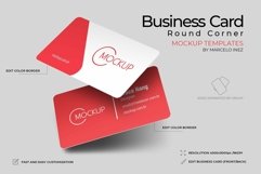 Business Card Round Corner Mockup Product Image 1