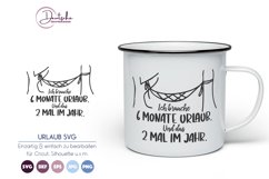 Urlaub SVG | Hammock Product Image 1