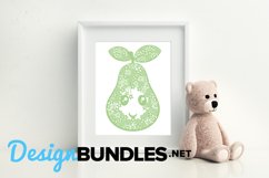 Pear paper cut design Product Image 3