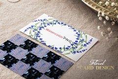 Watercolor lavender PNG JPG set Product Image 8