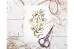 Daisy bouquet svg, flower arrangement svg, Floral bunch Product Image 3