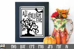 All Hallows Eve SVG Cut File - Halloween SVG PNG EPS DXF Product Image 1