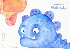 Watercolor Monsters Clipart - PNG Files Product Image 4