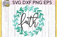 Faith SVG DXF PNG EPS Cutting Files Product Image 2