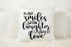 Motivational Quote SVG - Plant Smiles, Grow Laughter Product Image 4