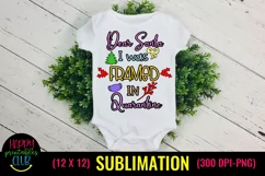 Christmas Sublimation Pandemic- Dear Santa I Was Framed Product Image 1